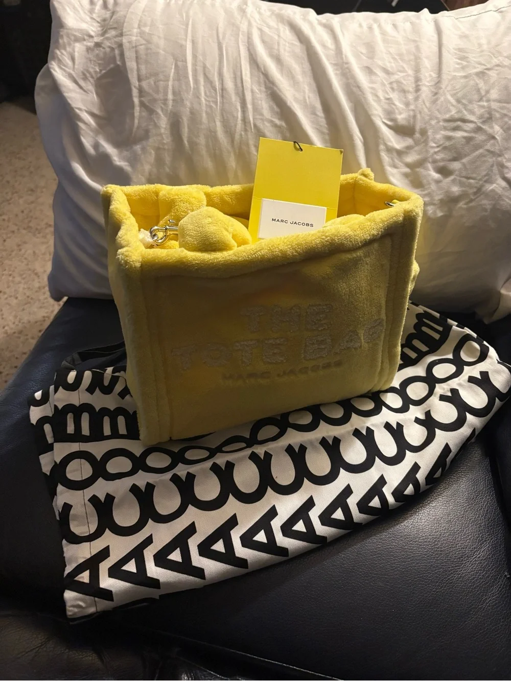 NWT Marc Jacob’s the terry small tote bag yellow